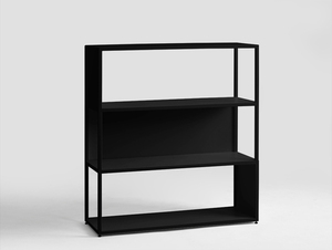 Knižnica HYLLER SIDE METAL 100x110 - čierna small 0