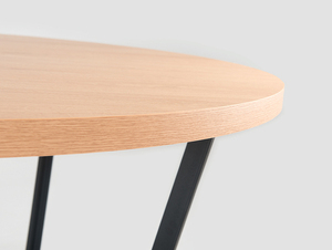 Jedálenský stôl MAPLE BASIC 120 - dub, čierny small 4