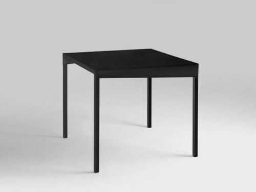 Skontrolujte Jedálenský stôl OBROOS METAL 80x80 - čierny