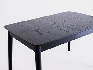 Rozkladací jedálenský stôl CustomForm ANTON BLACK 120–200 × 80 cm čierny small 4