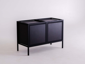 SKAP BLACK 2R1 DOOR x2 knižnica small 0