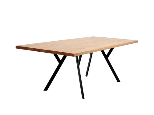 Skontrolujte Jedálenský stôl ZX SOLID WOOD 180 - dub, čierny