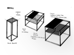 Konzola MATRIX METAL 100 - čierna small 5
