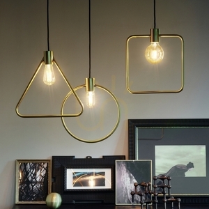 Závesné svietidlo Ideallux ABC SP1 Triangle mosadz 207834 small 1