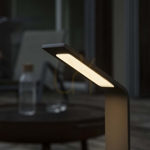 Vonkajšie stojace svetlo Ideallux AGOS H80 3000K hnedé 6,5W 326726 small 5