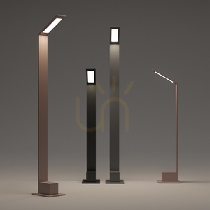 Vonkajšie stojace svetlo Ideallux AGOS H80 3000K hnedé 6,5W 326726 small 7