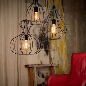 Závesné svietidlo Ideallux Ampolla SP1 Nero čierne 30 cm E27 148175 small 2