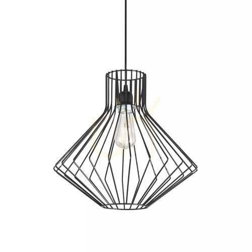 Skontrolujte Závesné svietidlo Ideallux AMPOLLA SP1 NERO čierne E27 39,5 cm 167497