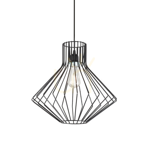 Skontrolujte Závesné svietidlo Ideallux AMPOLLA SP1 NERO čierne E27 39,5 cm 167497