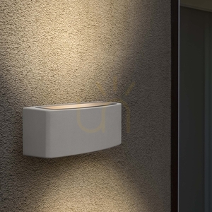 Vonkajšie nástenné svietidlo Ideallux Andromeda AP1 Grigio sivé E27 158822 small 4