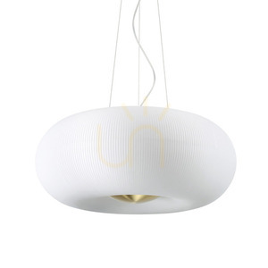Závesné svietidlo Ideallux Arizona SP5 White 214481 5x GX53 biele sklo 52 cm small 0