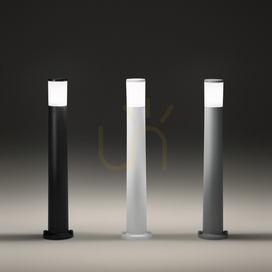 Vonkajšie stojace svietidlo Ideallux ATENA PT1 GRIGIO sivé 80 cm E27 198637 small 1