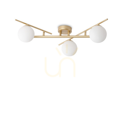 Skontrolujte Plafón Ideallux ATLAS PL3 ORO zlatý 3xG9 311340