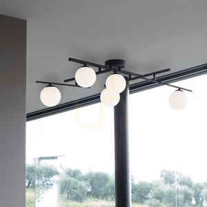 Plafón Ideallux ATLAS PL5 NERO čierny 5xG9 328218 small 1