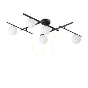 Plafón Ideallux ATLAS PL5 NERO čierny 5xG9 328218 small 0