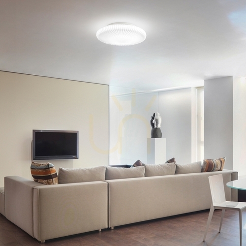 Skontrolujte Plafón Ideallux ATRIUM PL D55 biely LED 29W 55 cm 265841