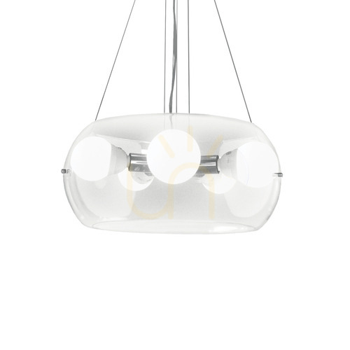 Skontrolujte Závesné svietidlo Ideallux AUDI-10 SP5 transparentné chróm 5xE27 016863