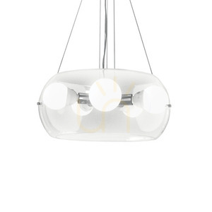 Závesné svietidlo Ideallux AUDI-10 SP5 transparentné chróm 5xE27 016863 small 0