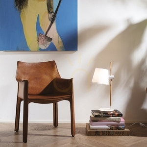 Stolová lampa Ideallux AXEL TL1 čierna drevo/látka E27 272238 small 1