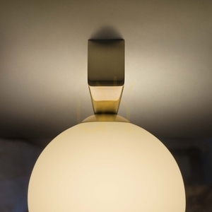 Stropné svietidlo / nástenná lampa Ideallux Binomio, mosadz a sklo, G9, 1x4 W, 33,3 cm, 311319 small 3