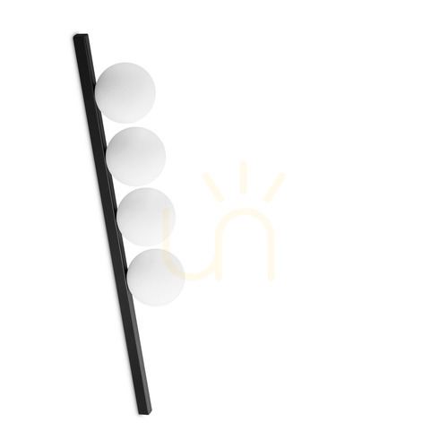 Skontrolujte Plafón Ideallux BINOMIO PL4 NERO čierny 4xG9 86 cm 310688