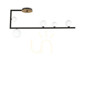 Plafón Ideallux BIRDS PL5 čierny 5xG9 273631 0 Plafón Ideallux BIRDS PL5 čierny 5xG9 273631 small 0