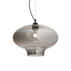 Závesné svietidlo Ideallux Bistro SP1 Round Fumé 40 cm E27 120904 small 0