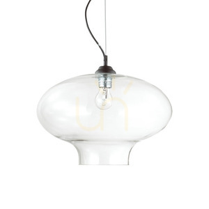 Závesné svietidlo Ideallux BISTRO SP1 Round transparentné 40 cm 120898 0 Závesné svietidlo Ideallux BISTRO SP1 Round transparentné 40 cm 120898 small 0