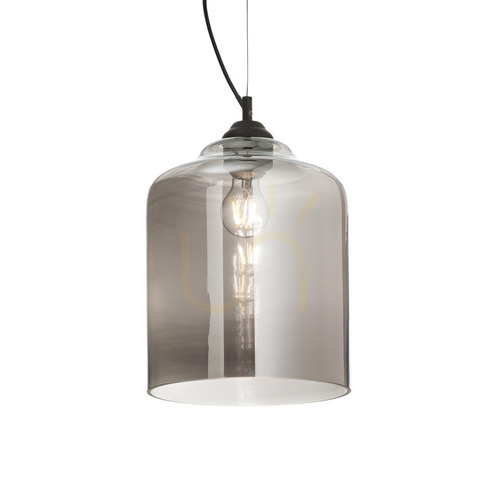 Skontrolujte Závesné svietidlo Ideallux BISTRO SP1 Square Fumé 24 cm E27 112312