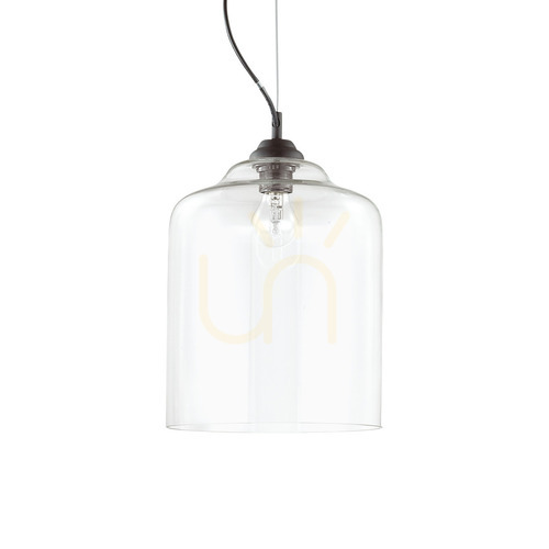 Skontrolujte Závesné svietidlo Ideallux BISTRO SP1 Square transparentné 24 cm E27 112305