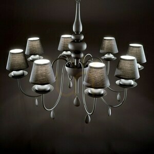 Závesné svietidlo Ideallux Blanche SP8 Nero čierne 8xE14 priemer 92 cm 111896 3 Závesné svietidlo Ideallux Blanche SP8 Nero čierne 8xE14 priemer 92 cm 111896 small 3