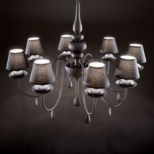 Závesné svietidlo Ideallux Blanche SP8 Nero čierne 8xE14 priemer 92 cm 111896 4 Závesné svietidlo Ideallux Blanche SP8 Nero čierne 8xE14 priemer 92 cm 111896 small 4