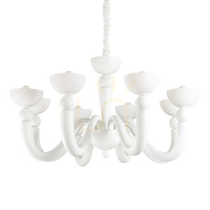 Závesné svietidlo Ideallux Bon Bon SP8 Bianco biele 8xE14 094007 small 0