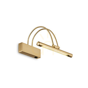 Nástenné svietidlo Ideallux BOW AP D26 OTTONE mosadz LED 3,5 W 121154 small 0