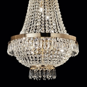 Závesné svietidlo Ideallux Caesar SP9 Oro zlaté 9xG9 Ø45 cm 114736 small 2