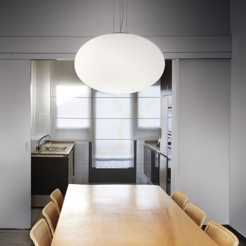Skontrolujte Závesné svietidlo Ideallux CANDY SP1 D40 biele sklenené 40 cm 086736