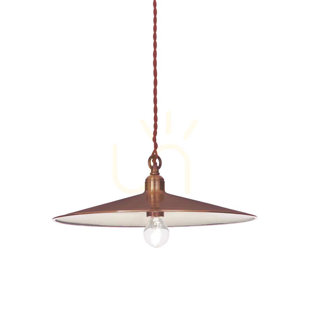 Skontrolujte Závesné svietidlo Ideallux CANTINA SP1 RAME medené 35 cm E27 112732 Závesné svietidlo Ideallux CANTINA SP1 RAME medené 35 cm E27 112732