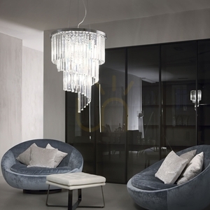 Prívesné svetlo Ideallux Carlton SP12 ORO zlaté 12xE14 213521 small 3