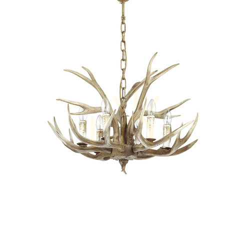 Skontrolujte Prívesné svetlo Ideallux CHALET SP6 béžové 6xE14 priemer 67 cm 115498