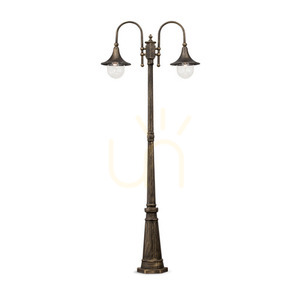Vonkajšia stojaca lampa Ideallux CIMA PT2 čierna 2xE27 216 cm 024097 0 Vonkajšia stojaca lampa Ideallux CIMA PT2 čierna 2xE27 216 cm 024097 small 0