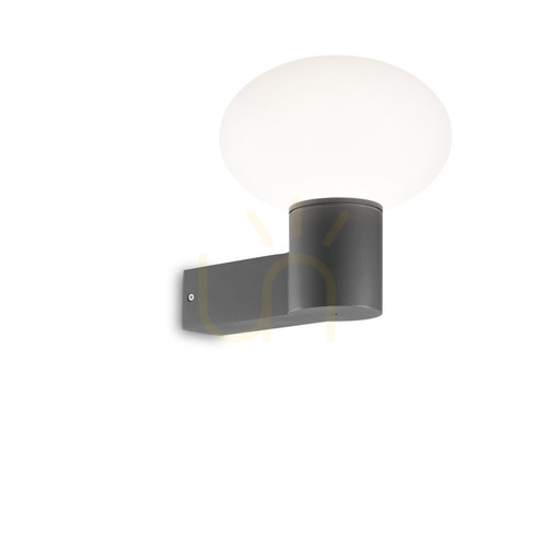 Skontrolujte Vonkajšie nástenné svietidlo Ideal Lux Clio MAP1 antracit IP44 E27 145228