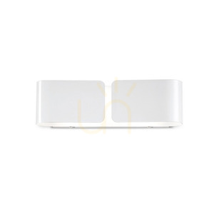Nástenné svietidlo Ideallux CLIP AP2 SMALL BIANCO biele 2xE27 014166 small 0