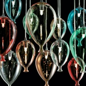 Prívesné svietidlo Ideallux Clown SP8 Color 100944 viacfarebné 8xG9 50 cm small 1