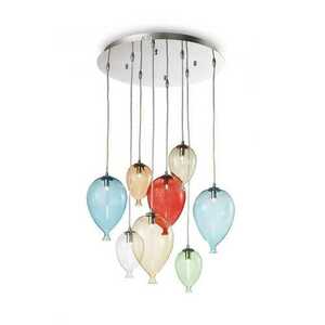 Prívesné svietidlo Ideallux Clown SP8 Color 100944 viacfarebné 8xG9 50 cm small 0