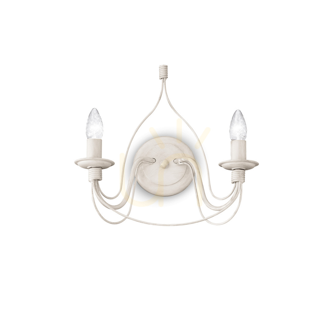 Skontrolujte Nástenné svietidlo Ideallux CORTE AP2 BIANCO biele 2xE14 028460 Nástenné svietidlo Ideallux CORTE AP2 BIANCO biele 2xE14 028460