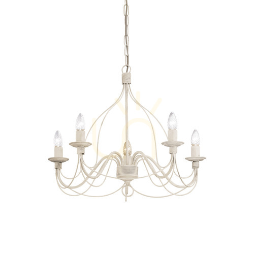 Skontrolujte Závesné svietidlo Ideallux Corte SP5 Bianco biele 5xE14 64 cm 005881