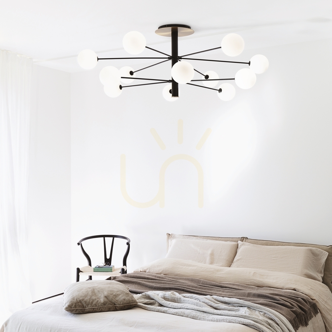 vyhliadka Plafón Ideallux Cosmopolitan PL8 čierny 64 cm 8xG9 328485 Plafón Ideallux Cosmopolitan PL8 čierny 64 cm 8xG9 328485