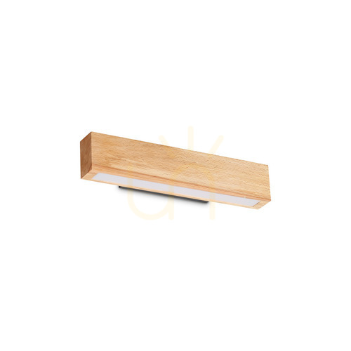 Skontrolujte Nástenné svietidlo Ideallux CRAFT AP D40 drevo čierne LED 12W 284477