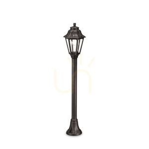 Vonkajšie stojace svetlo Ideallux DAFNE PT1 NERO čierne 110 cm E27 101514 small 0