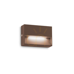 Vonkajšie nástenné svietidlo Ideallux Dedra AP Small Coffee hnedé LED 1,5 W 316895 0 Vonkajšie nástenné svietidlo Ideallux Dedra AP Small Coffee hnedé LED 1,5 W 316895 small 0